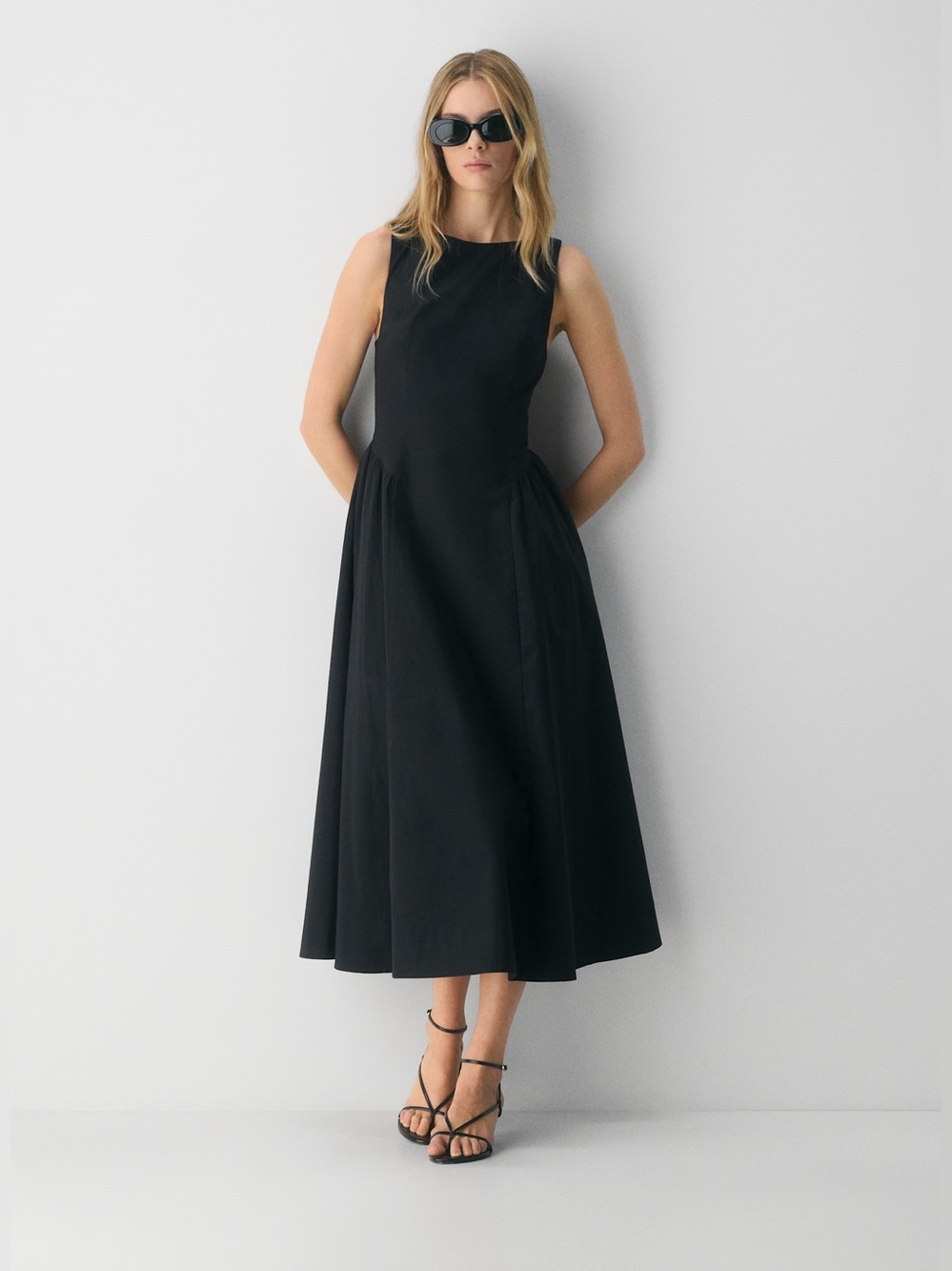 Aritzia Wilfred Tina Poplin Dress